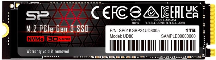 Накопитель SSD 1Tb Silicon Power UD80 (SP01KGBP34UD8005) 19425 - фото 26898