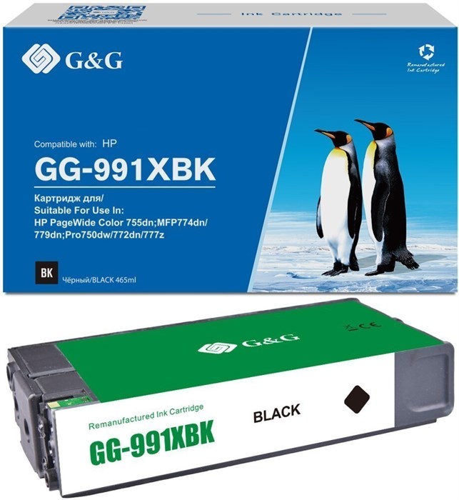 Картридж GG GG-991XBK Black 20055 - фото 28252