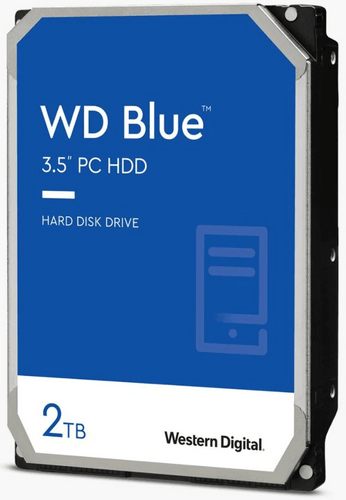 Жёсткий диск 2Tb SATA-III WD Blue (WD20EZBX) 20104 - фото 28340