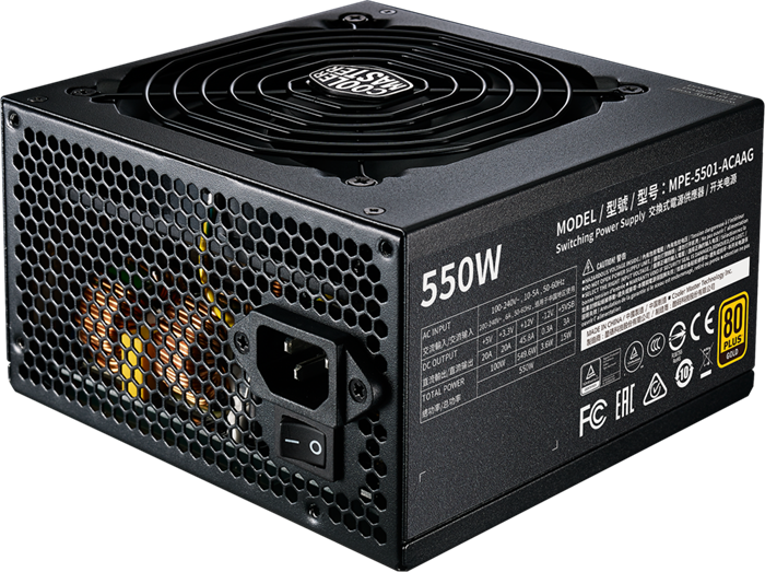 Блок питания 550W Cooler Master MWE Gold 550 V2 (MPE-5501-ACAAG-EU) 20177 - фото 28483