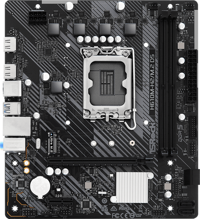 Материнская плата ASRock H610M-H2/M.2 D5 20203 - фото 28559