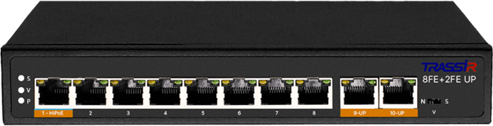 Коммутатор (свитч) TRASSIR TR-NS1110-120-8POE 20260 - фото 28675