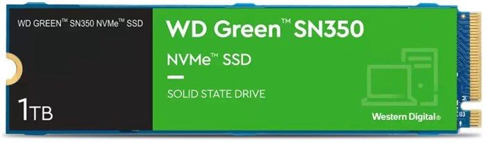 Накопитель SSD 1Tb WD Green SN350 (WDS100T3G0C) 20299 - фото 28756