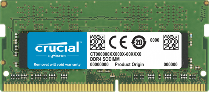 Оперативная память 32Gb DDR4 3200MHz Crucial SO-DIMM (CT32G4SFD832A) 20472 - фото 29084