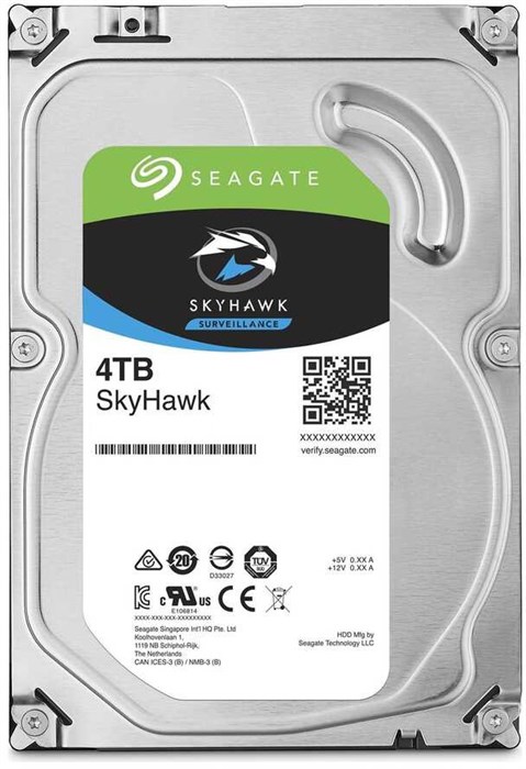 Жёсткий диск 4Tb SATA-III Seagate SkyHawk Surveillance (ST4000VX013) 20595 - фото 29285