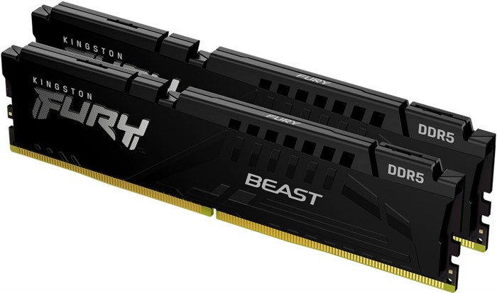 Оперативная память 16Gb DDR5 5600MHz Kingston Fury Beast (KF556C36BBEK2-16) (2x8Gb KIT) 20942 - фото 29972