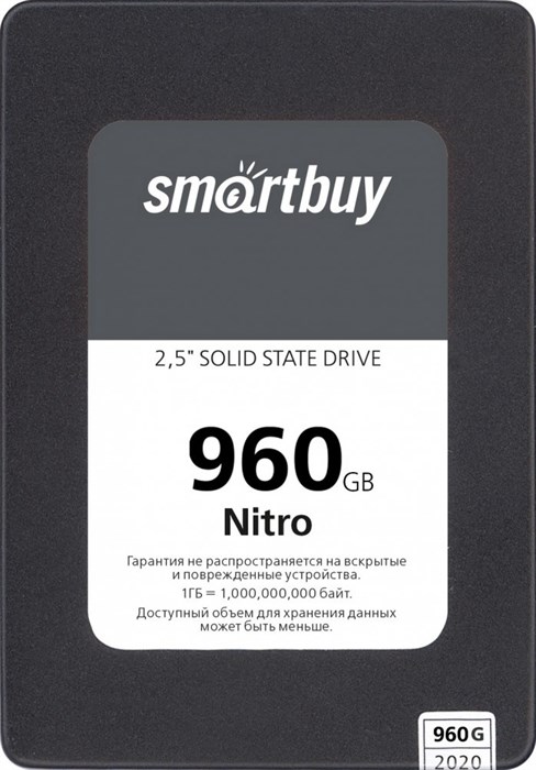 Накопитель SSD 960Gb SmartBuy Nitro (SBSSD-960GQ-MX902-25S3) 21265 - фото 30692