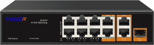 Коммутатор (свитч) TRASSIR TR-NS13111S-120-8POE 21284 - фото 30747