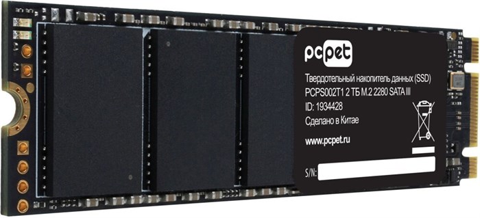 Накопитель SSD 2Tb PC PET (PCPS002T1) OEM 21644 - фото 31494