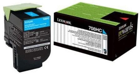 Картридж Lexmark 70C8HCE Cyan 21775 - фото 31790