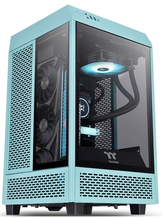 Корпус Thermaltake The Tower 100 Turquoise (CA-1R3-00SBWN-00) 21861 - фото 31952