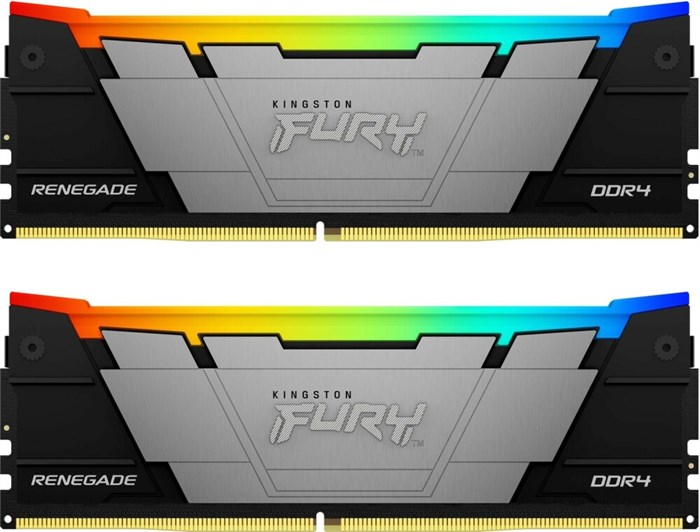 Оперативная память 32Gb DDR4 3200MHz Kingston Fury Renegade RGB (KF432C16RB12AK2/32) (2x16Gb KIT) 21916 - фото 32111