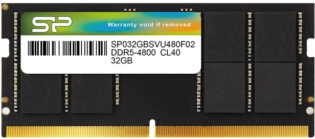 Оперативная память 32Gb DDR5 4800MHz Silicon Power SO-DIMM (SP032GBSVU480F02) 21938 - фото 32165