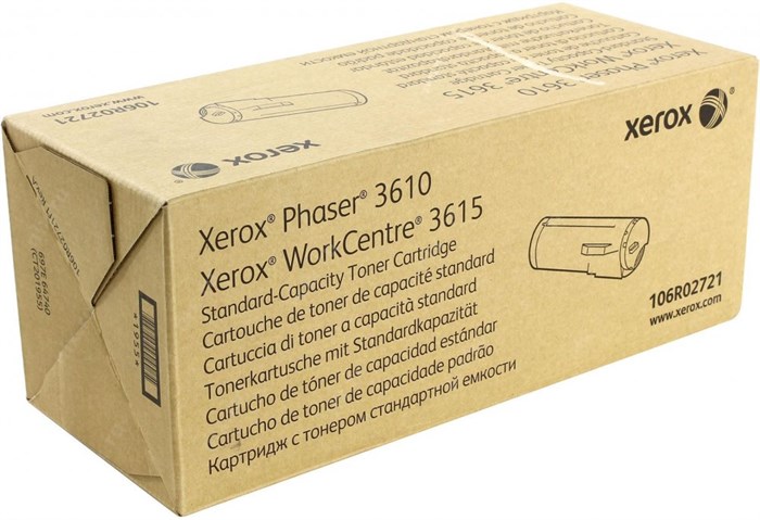 Картридж Xerox 106R02721 Black 22440 - фото 33174