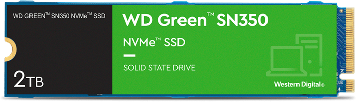 Накопитель SSD 2Tb WD Green SN350 (WDS200T3G0C) 22832 - фото 33939