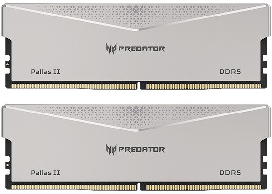 Оперативная память 32Gb DDR5 6000MHz Acer Predator Pallas II Silver (BL.9BWWR.374) (2x16Gb KIT) 22887 - фото 34065