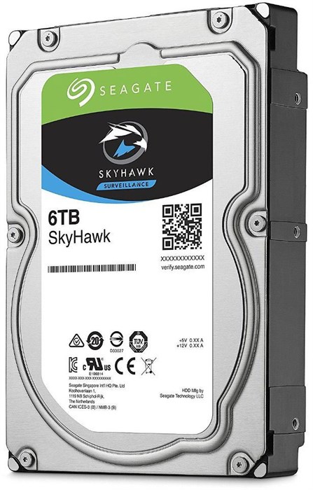 Жёсткий диск 6Tb SATA-III Seagate SkyHawk (ST6000VX001) 23102 - фото 34458