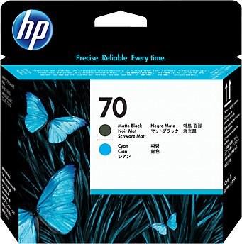 Печатающая головка HP C9404A (№70) Matte Black/Cyan 23224 - фото 34653