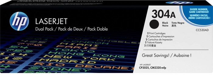 Картридж HP CC530AD (№304A) Black 23419 - фото 35042