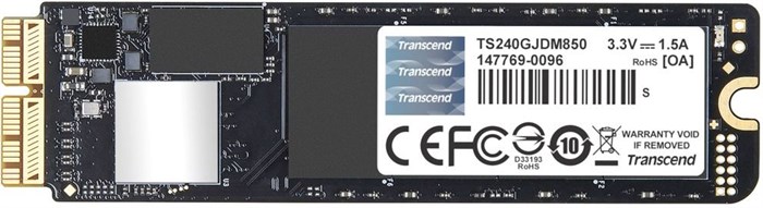 Накопитель SSD 240Gb Transcend JetDrive 850 (TS240GJDM850) 23435 - фото 35067