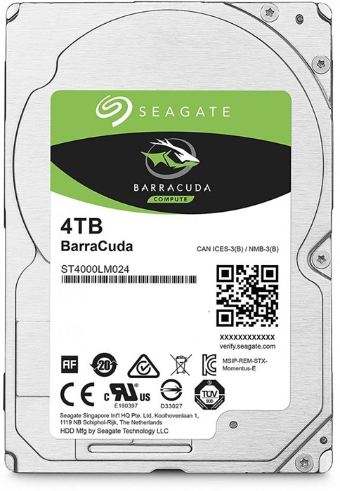 Жёсткий диск 4Tb SATA-III Seagate BarraCuda (ST4000LM024) 23719 - фото 35609