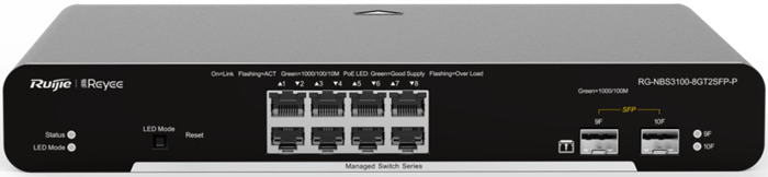 Коммутатор (свитч) Ruijie Reyee RG-NBS3100-8GT2SFP-P 23976 - фото 36160