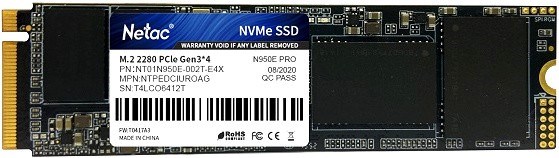 Накопитель SSD 2Tb Netac N950E Pro (NT01N950E-002T-E4X) 24275 - фото 36795