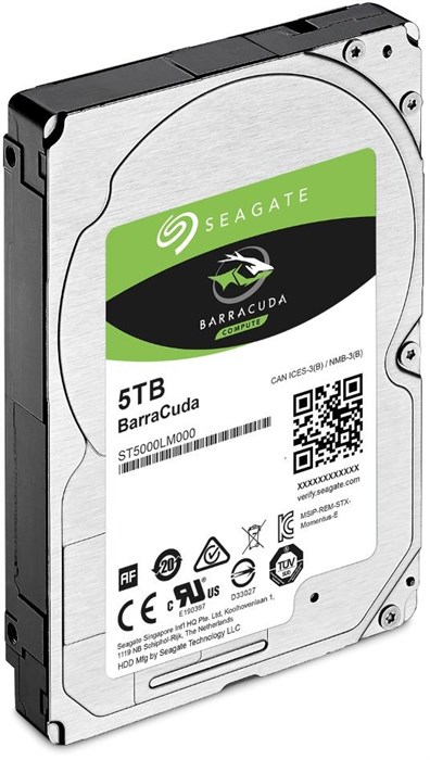 Жёсткий диск 5Tb SATA-III Seagate BarraCuda (ST5000LM000) 24495 - фото 37364