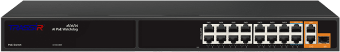 Коммутатор (свитч) TRASSIR TR-NS11191S-285-16POE 24927 - фото 38254
