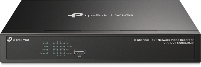 Видеорегистратор TP-Link VIGI NVR1008H-8MP 25202 - фото 38832