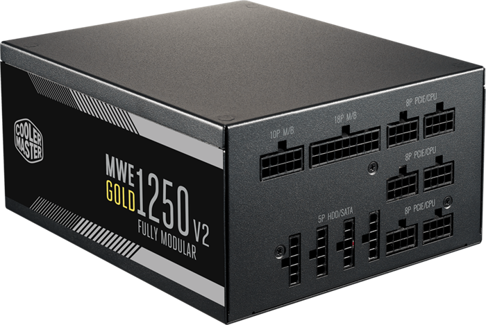 Блок питания 1250W Cooler Master MWE Gold 1250 FM V2 ATX 3.0 (MPE-C501-AFCAG-3EU) 25331 - фото 39061