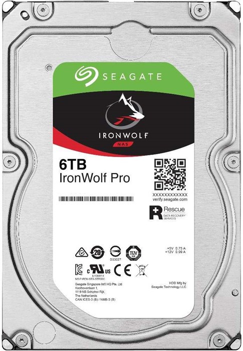 Жёсткий диск 6Tb SATA-III Seagate IronWolf Pro (ST6000NE000) 25456 - фото 39326