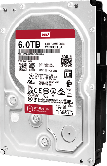 Жёсткий диск 6Tb SATA-III WD Red Pro (WD6003FFBX) 25530 - фото 39495