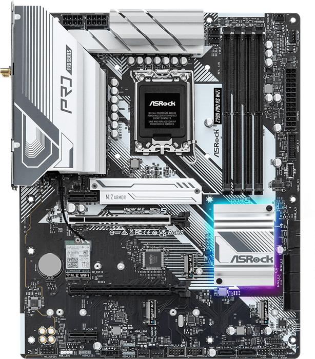 Материнская плата ASRock Z790 Pro RS WIFI 25699 - фото 39896