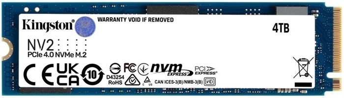 Накопитель SSD 4Tb Kingston NV2 (SNV2S/4000G) 25747 - фото 39994