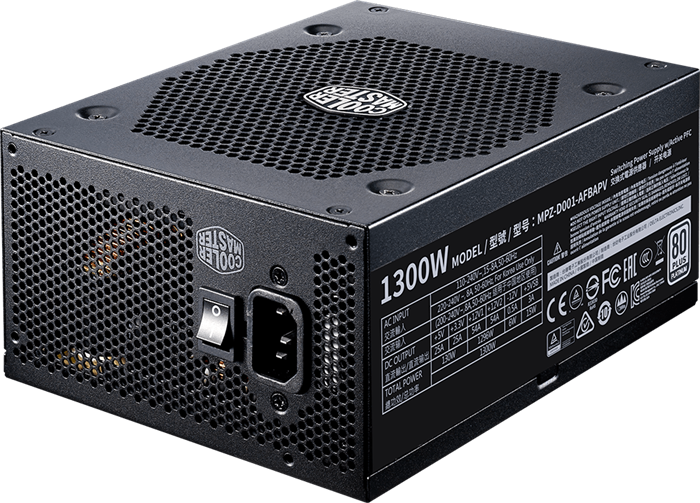 Блок питания 1300W Cooler Master V1300 Platinum (MPZ-D001-AFBAPV-EU) 26137 - фото 40805