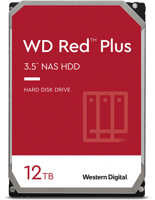 Жёсткий диск 12Tb SATA-III WD Red Plus (WD120EFBX) 26184 - фото 40912