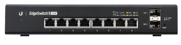 Коммутатор (свитч) Ubiquiti EdgeSwitch 8-150W 26530 - фото 41641