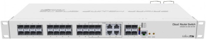 Коммутатор (свитч) MikroTik CRS328-4C-20S-4S+RM 27370 - фото 43656