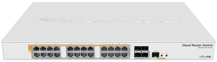 Коммутатор (свитч) MikroTik CRS328-24P-4S+RM 27603 - фото 44302