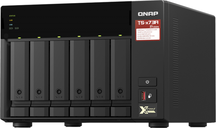 Сетевое хранилище (NAS) QNAP TS-673A-8G 28103 - фото 45821