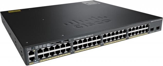 Коммутатор (свитч) Cisco WS-C2960X-48LPD-L 28378 - фото 46402