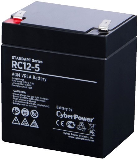 Аккумуляторная батарея CyberPower RC 12-5 29058 - фото 46807