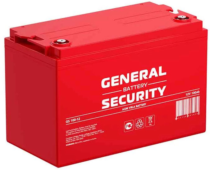 Аккумуляторная батарея General Security GS100-12 29079 - фото 46828