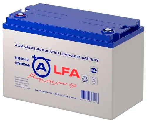 Аккумуляторная батарея ALFA Battery FB100-12 29100 - фото 46853