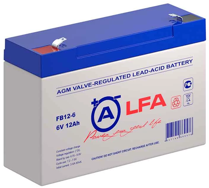 Аккумуляторная батарея ALFA Battery FB12-6 29102 - фото 46855