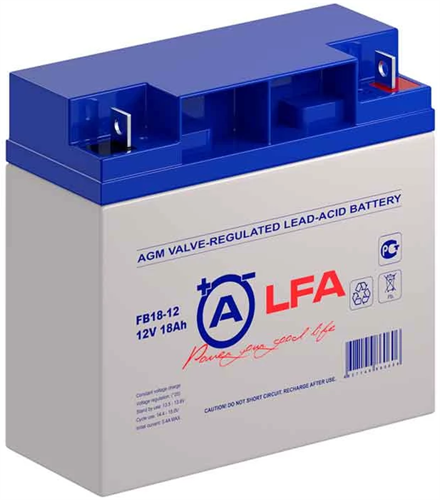 Аккумуляторная батарея ALFA Battery FB18-12 29103 - фото 46856