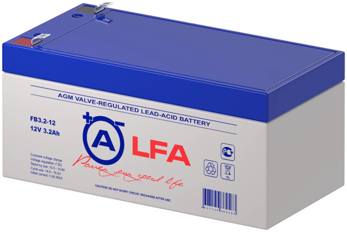 Аккумуляторная батарея ALFA Battery FB3.2-12 29107 - фото 46860