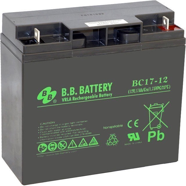 Аккумуляторная батарея B.B.Battery BC 17-12 29137 - фото 46892