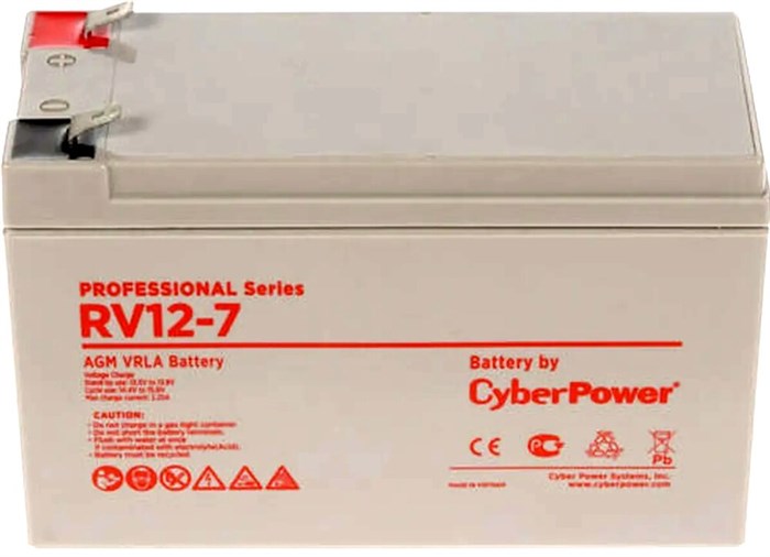 Аккумуляторная батарея CyberPower 12V7.5Ah 29195 - фото 46954